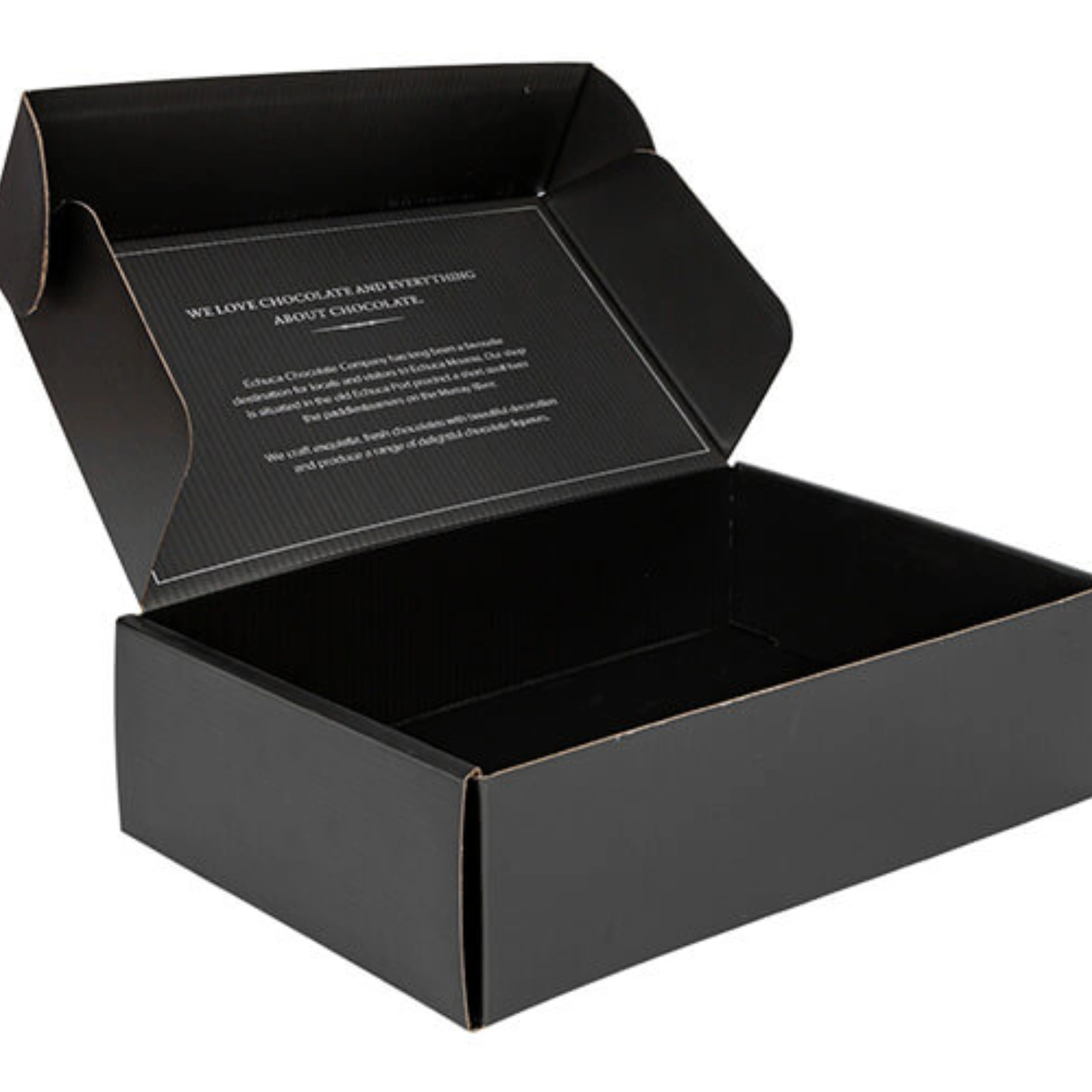 Custom Black Postage Box
